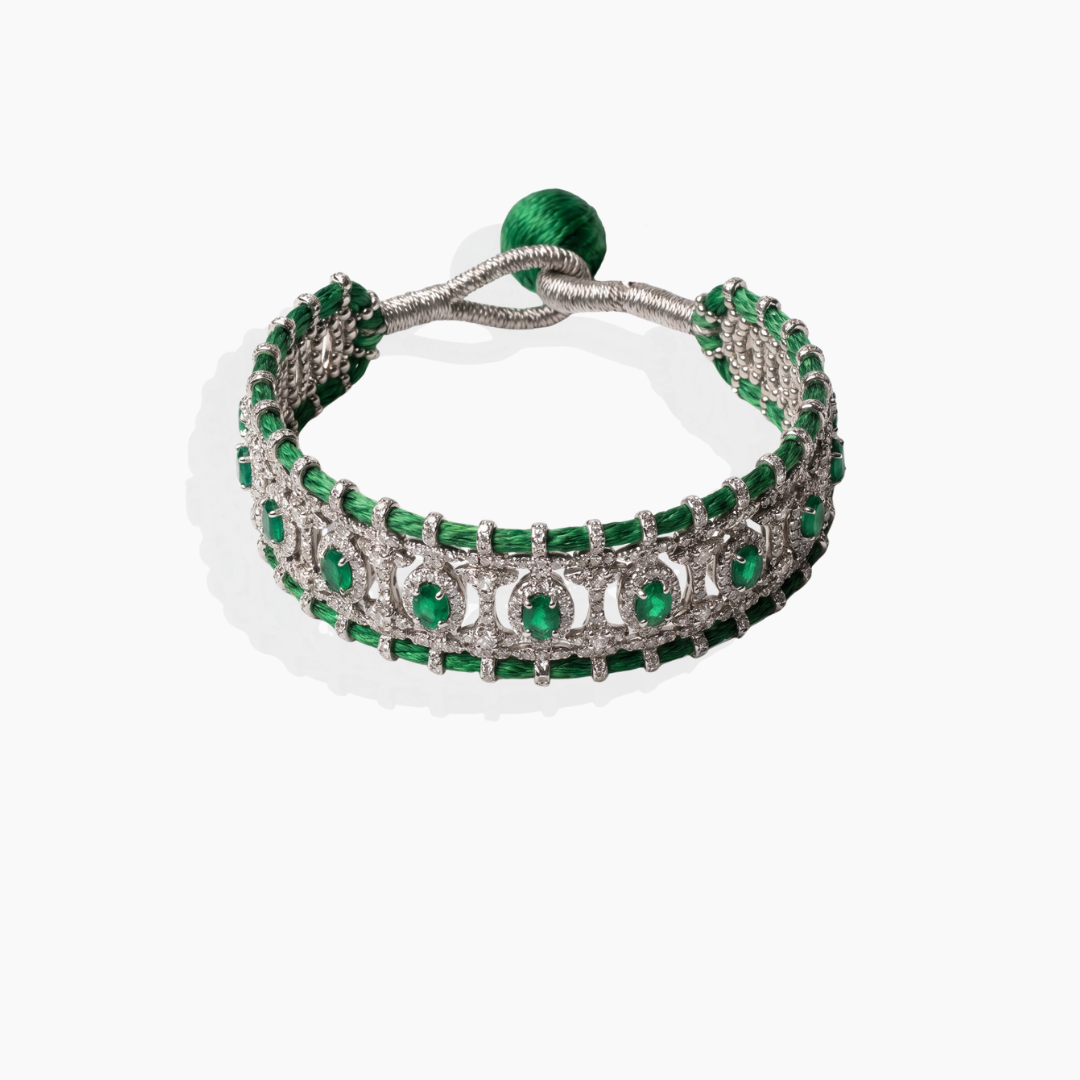 Pulsera Multicolor Boho con Circonitas Taj Mahal